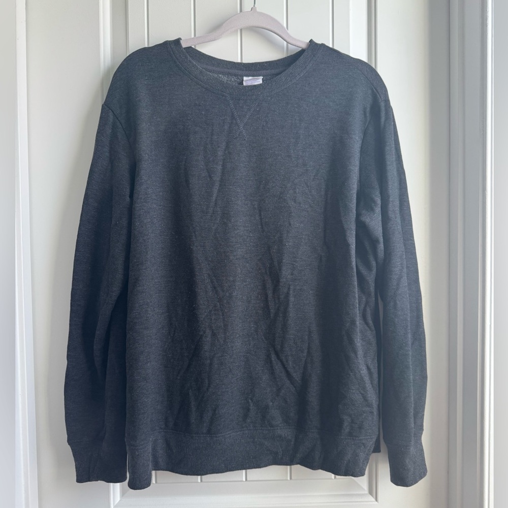 Stars Above Cozy Heathered Long Sleeve Crew Neck